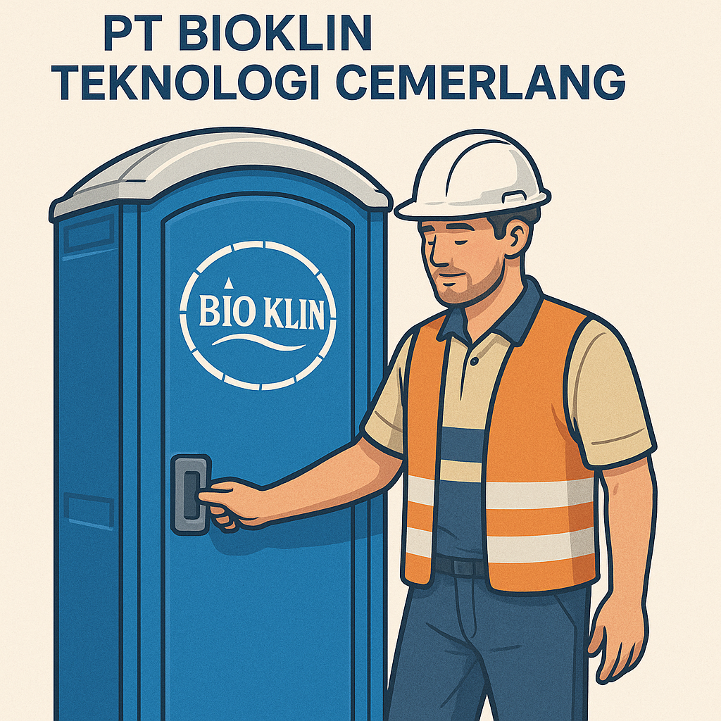 Perusahaan terpercaya jual WC portable PT Bioklin Teknologi Cemerlang
