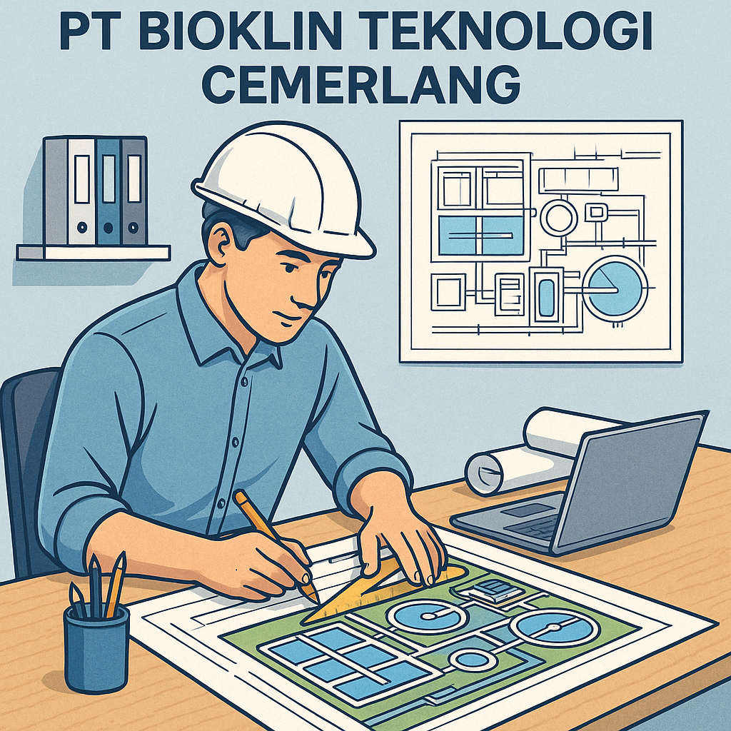 jasa bangun WWTP oleh PT Bioklin Teknologi Cemerlang