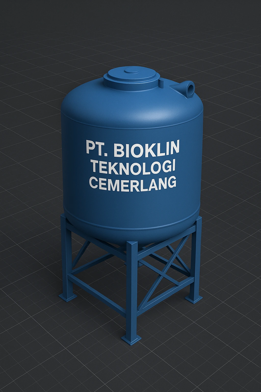 tandon air FRP kapasitas besar produksi PT Bioklin Teknologi Cemerlang