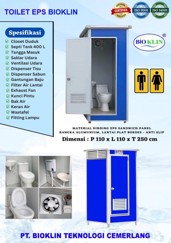 toilet portable, wc portable, mck portable, jual toilet portable, sewa toilet portable, harga toilet portable, harga wc portable, portable toilet, toilet portable sandwich panel EPS