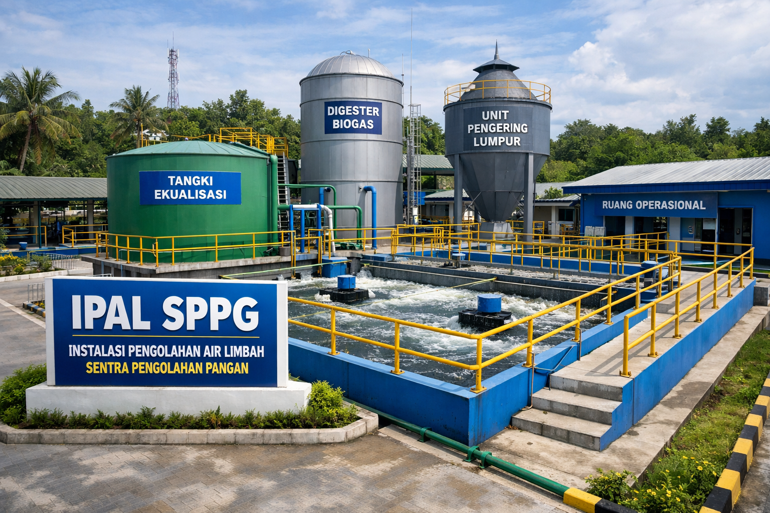 sistem IPAL SPPG modern PT Bioklin
